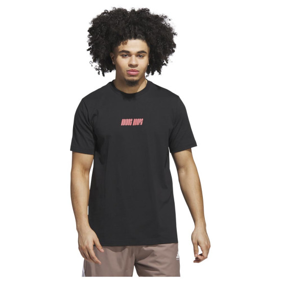 Adidas Ανδρική κοντομάνικη μπλούζα Hoops Graphic Tee